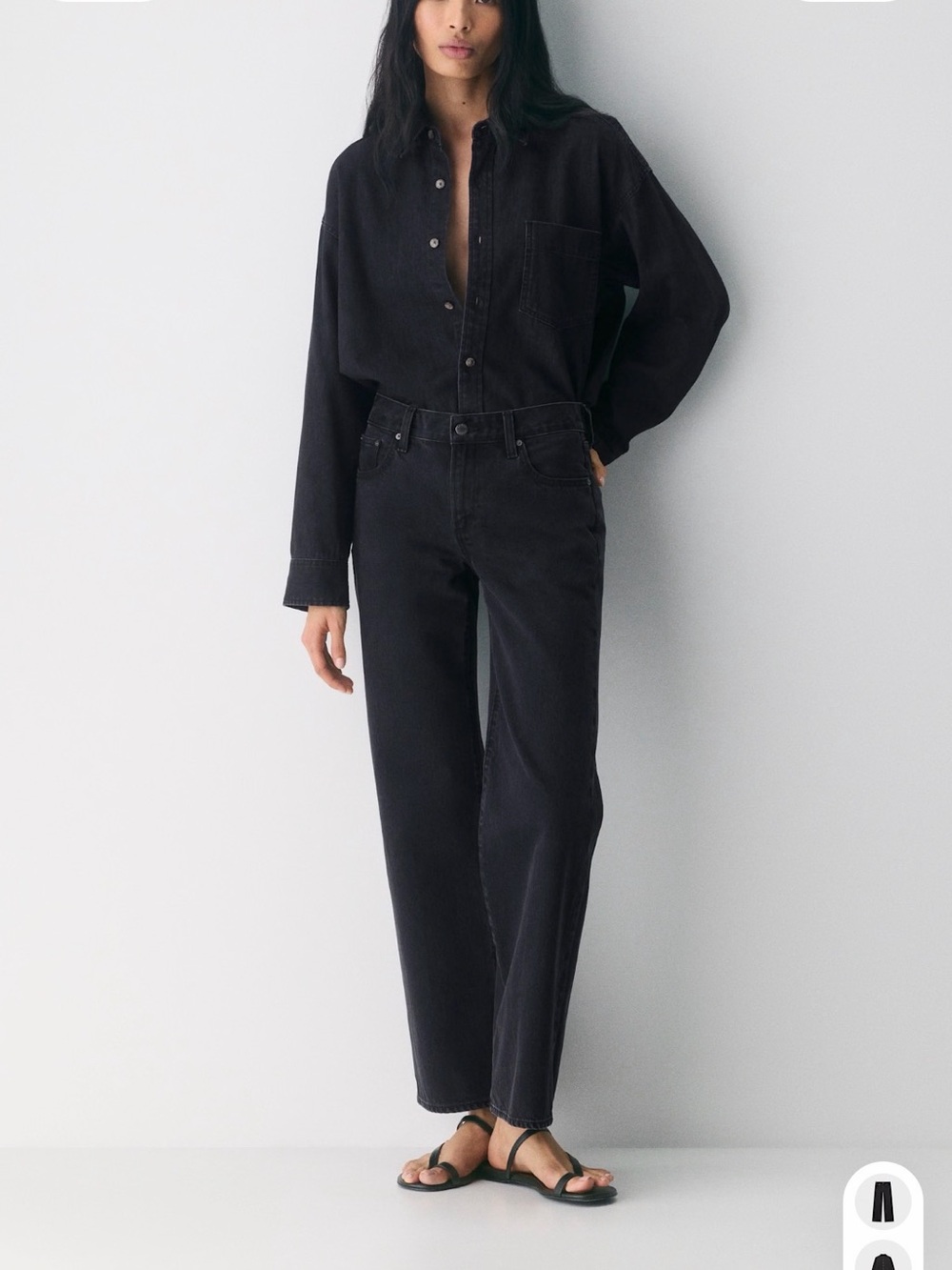 Aritzia Denim Forum Farrah Lo-rise Wide Jean